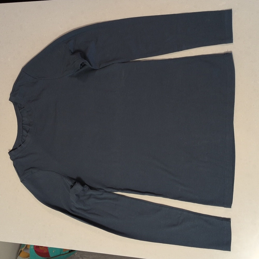 Pact Cool Stretch Long Sleeve Tee - Slate Blue